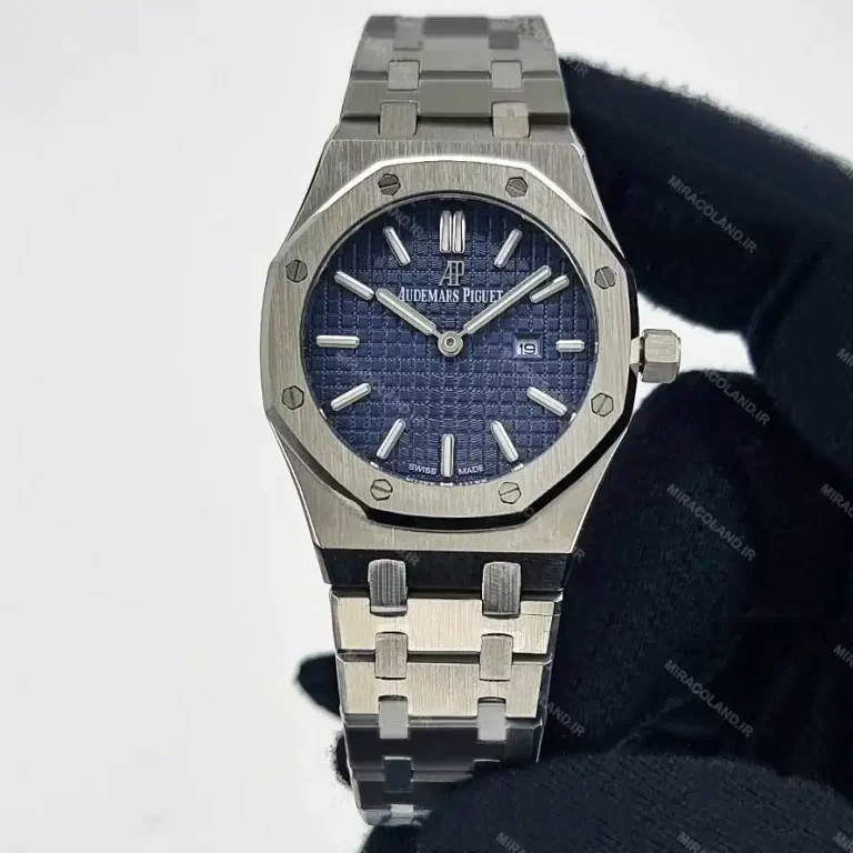 ساعت مچی ای پی دخترانه صفحه آبی Audemars Piguet RO8651