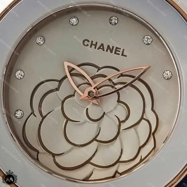 ساعت زنانه شنل سفید سرامیکی Chanel 8033L