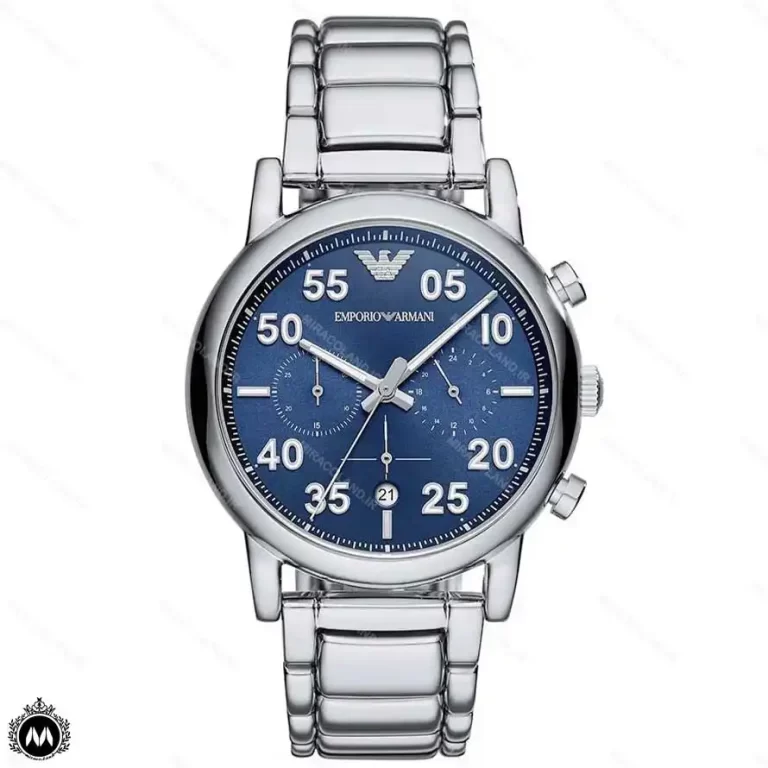 ساعت اورجینال امپریو ارمانی مردانه صفحه آبی Emporio Armani AR11132