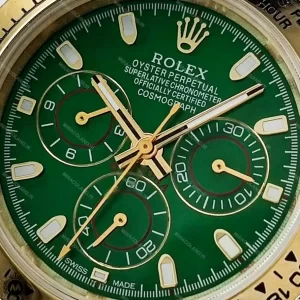 ساعت رولکس دیتونا طلایی صفحه سبز Rolex Daytona RXD2077G