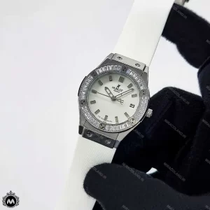 ساعت هابلوت زنانه دور نگین سفید Hublot BigBang H4576L