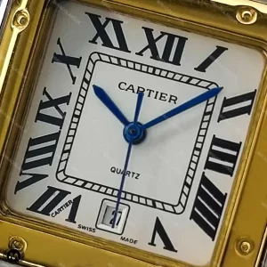 ساعت کارتیر مردانه مدل پنتر نقره ای طلایی Cartier Panthere CR533G