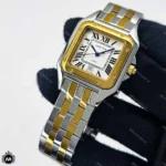 ساعت کارتیر مردانه مدل پنتر نقره ای Cartier Panthere CR533G