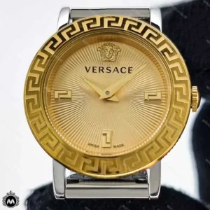 ساعت ورساچه دخترانه ترکیب نقره ای و طلایی Versace V6067L