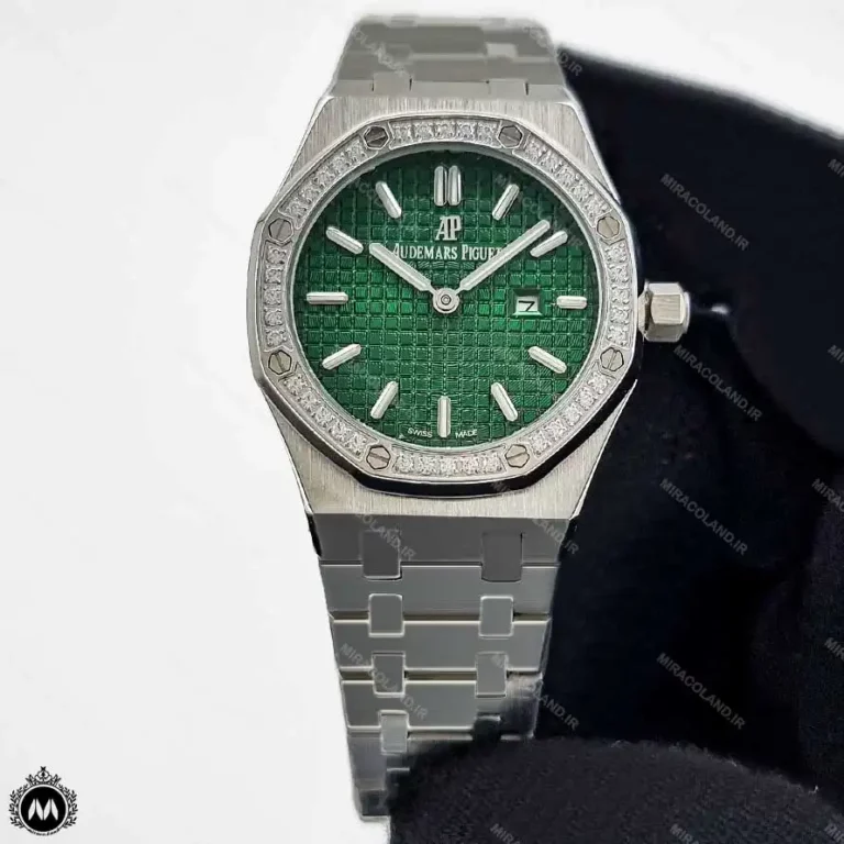 ساعت ای پی دخترانه صفحه سبز AP Royal Oak AO2341L