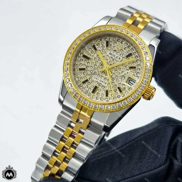 رولکس دخترانه صفحه نگین Rolex Datejust RX6782L