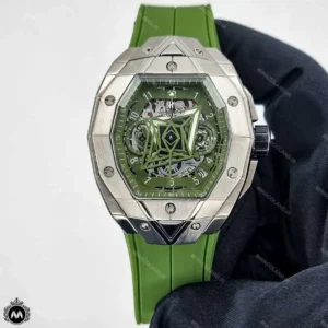 ساعت هابلوت فضایی سبز Hublot Sang Bleu III H75960G