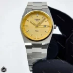 ساعت تیسوت پی آر ایکس صفحه طلایی TISSOT PRX TP4751G