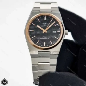 ساعت تیسوت پی آر ایکس صفحه مشکی TISSOT PRX TP4752G