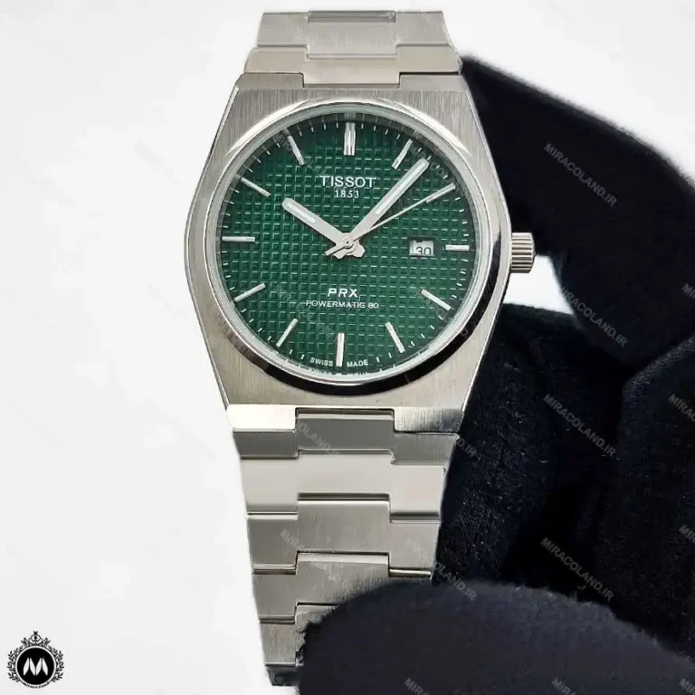 ساعت تیسوت پی آر ایکس صفحه سبز TISSOT PRX TP4753G