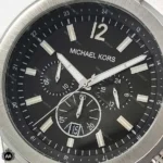 ساعت مایکل کورس پسرانه بند سیلیکنی مشکی Michael Kors MK2351G