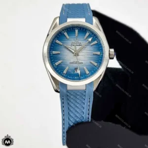 ساعت امگا مردانه مدل سی مستر بند رابر تیفانی OMEGA Seamaster S50410