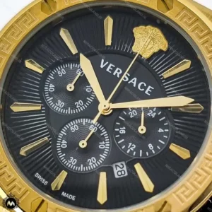 ساعت ست ورساچه مردانه زنانه طلایی Versace V5023GL