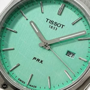 ساعت تیسوت پی آر ایکس صفحه تیفانی TISSOT PRX TP4756G