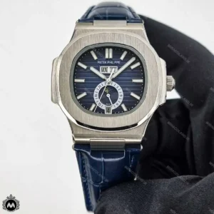 ساعت پتک فیلیپ ناتیلوس بند چرمی اتوماتیک 66422 Patek Philippe Nautilus