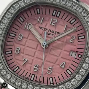 ساعت پتک فیلیپ زنانه آکوانا صورتی 73977 Patek Philippe Aquanaut