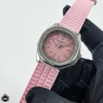 ساعت پتک فیلیپ زنانه آکوانا صورتی 73977 Patek Philippe Aquanaut