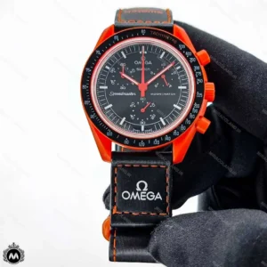 امگا سواچ مأموریت به زمین مشکی قرمز OmegaSwatch Moonswatch1256