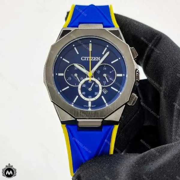 ساعت مردانه سیتیزن بند رابر کرنوگراف CITIZEN M11250