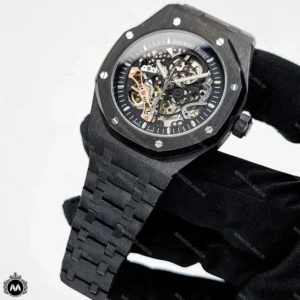 ساعت ای پی مردانه مشکی اسکلتون Audemars Piguet Royal Oak OS931671