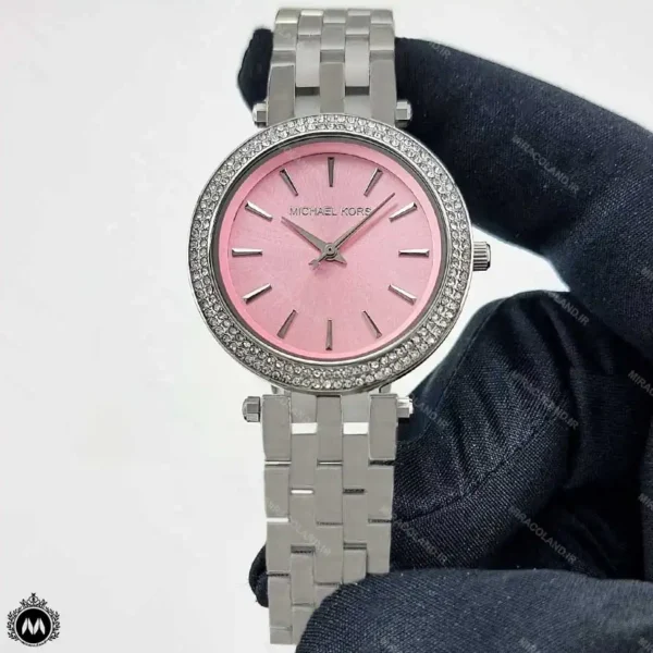 ساعت مایکل کورس صفحه صورتی Michael Kors 42261