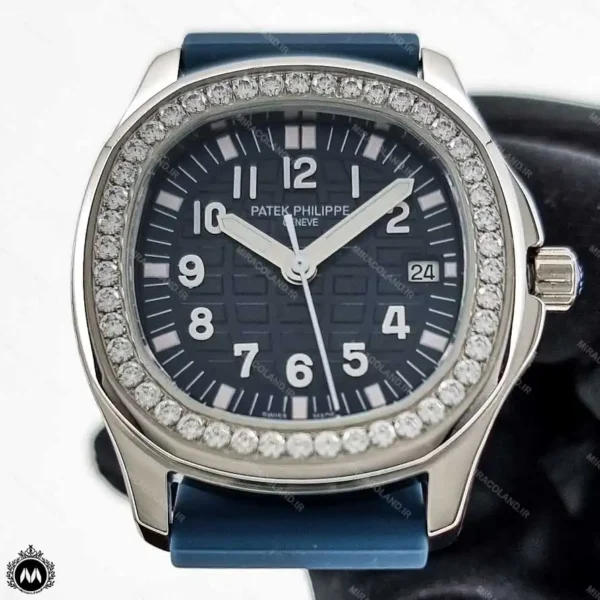 ساعت پتک فیلیپ زنانه آکوانا سورمه ای 73987 Patek Philippe Aquanaut