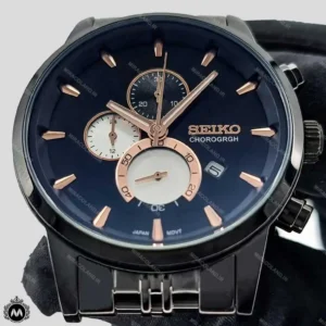 ساعت ست مردانه زنانه سیکو مشکی SEIKO CHOROGRGH S2056GL