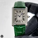 ساعت زنانه کارتیر تانک سبز Cartier Tank CR8680L