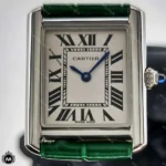 ساعت زنانه کارتیر تانک سبز Cartier Tank CR8680L