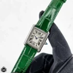 ساعت زنانه کارتیر تانک سبز Cartier Tank CR8680L