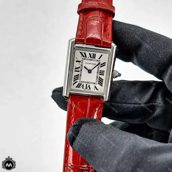 ساعت زنانه کارتیر تانک قرمز Cartier Tank CR8681L