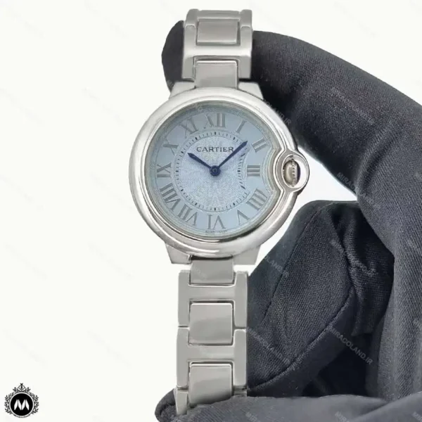 ساعت کارتیر بالن بلو صفحه تیفانی Cartier Ballon Bleu CR855