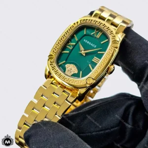 ساعت دخترانه ورساچه طلایی صفحه سبز Versace VQM903L