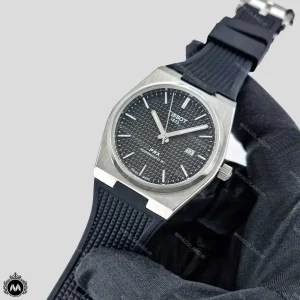 ساعت مردانه تیسوت پی آر ایکس بند رابر مشکی TISSOT PRX TP4753RG