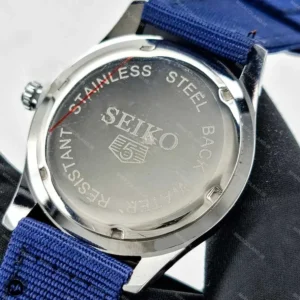 ساعت مردانه سیکو بند برزنتی SEIKO 5 