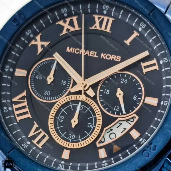 ساعت مچی مردانه مایکل کورس بند فلزی آبی Michael Kors MK2359G