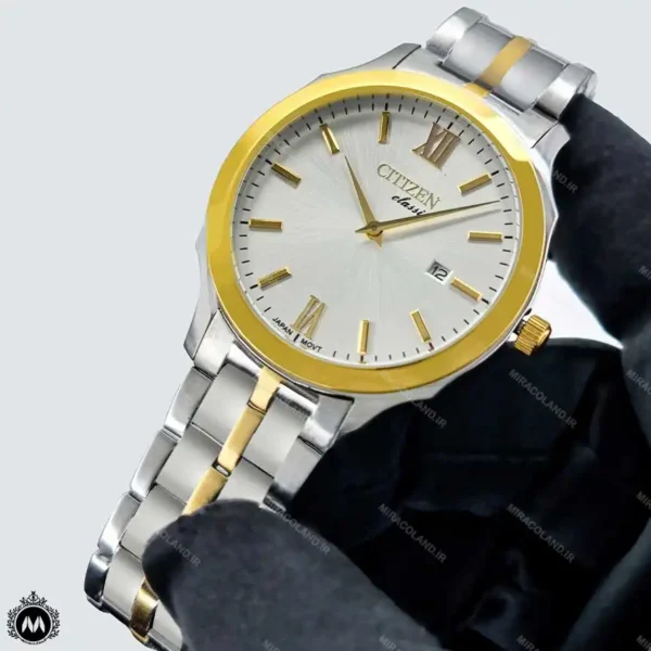 ساعت مچی مردانه زنانه سیتیزن کلاسیک دو رنگ CITIZEN CZ5599