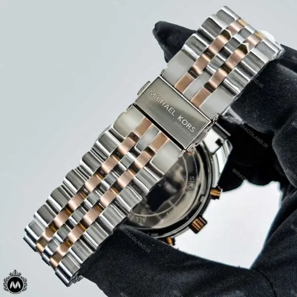 ساعت مچی مردانه مایکل کورس بند فلزی صفحه آبی Michael Kors MK2356G