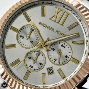 ساعت مچی مردانه مایکل کورس بند فلزی صفحه سیلور Michael Kors MK2357G