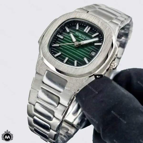 ساعت زنانه پتک فیلیپ ناتیلوس صفحه سبز Patek Philippe Nautilus 8356L