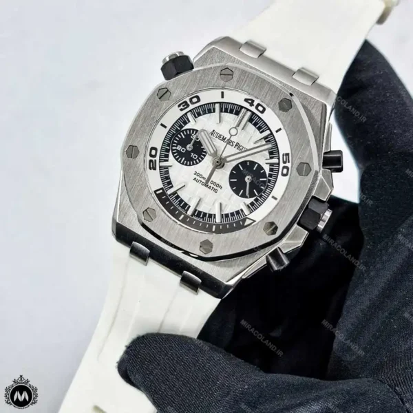 ساعت ای پی مردانه آفشور سفید کرنوگراف Audemars Piguet OFFSHORE OS6464