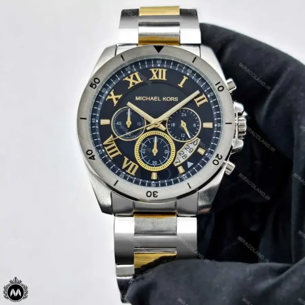 ساعت مچی مردانه مایکل کورس بند فلزی صفحه مشکی Michael Kors MK2361G