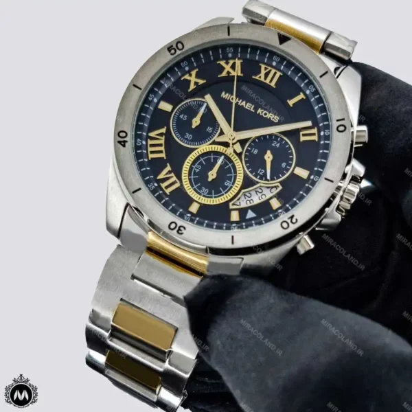 ساعت مچی مردانه مایکل کورس بند فلزی صفحه مشکی Michael Kors MK2361G