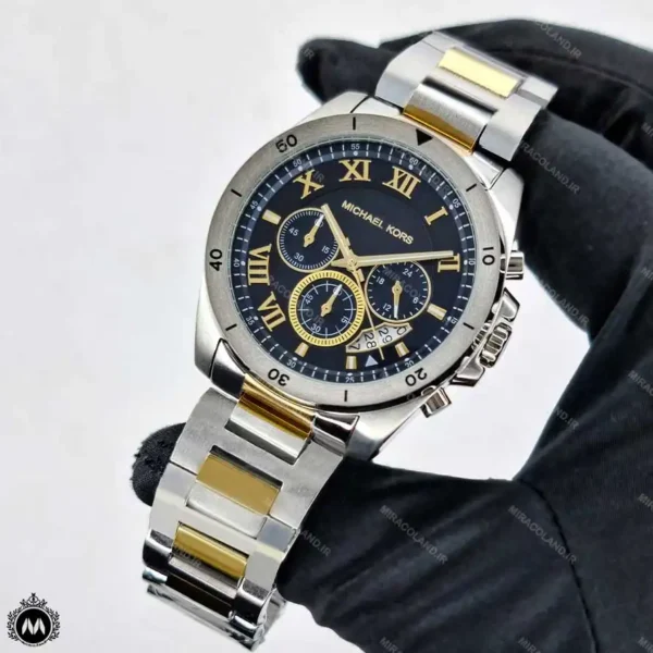 ساعت مچی مردانه مایکل کورس بند فلزی صفحه مشکی Michael Kors MK2361G