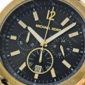 ساعت مچی پسرانه مایکل کورس بند سیلیکنی طلایی Michael Kors MK2352G