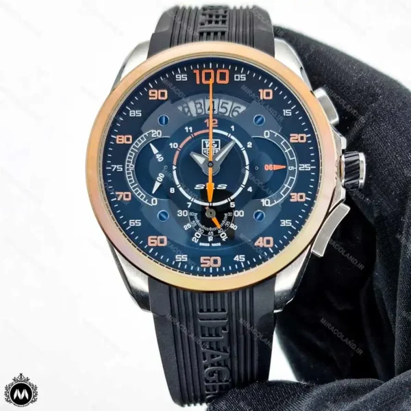 ساعت مچی مردانه تگ هویر مرسدس بنز زه رزگلد 9398 Tagheuer Grand Carrera SLS