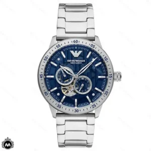 ساعت مچی مردانه امپریو ارمانی موتور اتوماتیک صفحه آبی Emporio Armani AR60052