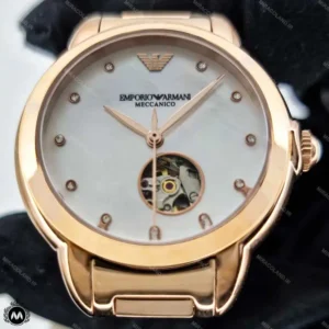 ساعت زنانه امپریو ارمانی رزگلد موتور اتوماتیک Emporio Armani AR60072