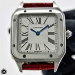 ساعت مچی زنانه کارتیه دومونت قرمز Cartier Santos Dumont 3120L