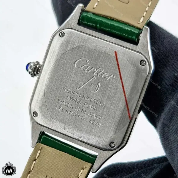 ساعت مچی زنانه کارتیه دومونت سبز Cartier Santos Dumont 3119L